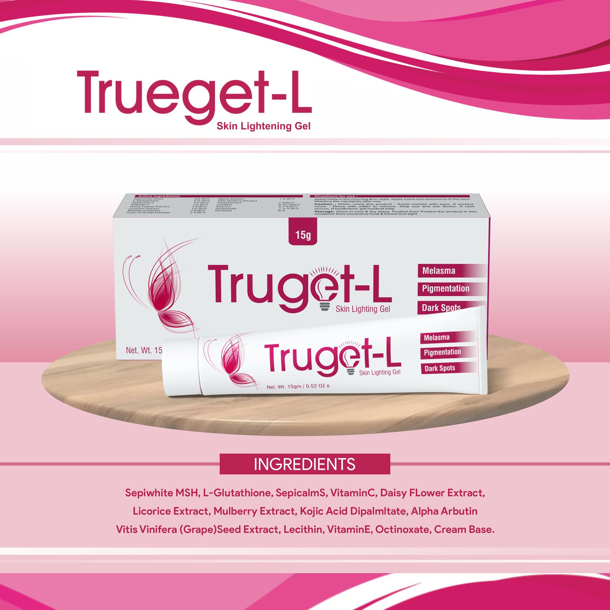 Buy Online Trueget-L Skin Lightening & Whitening Face Cream