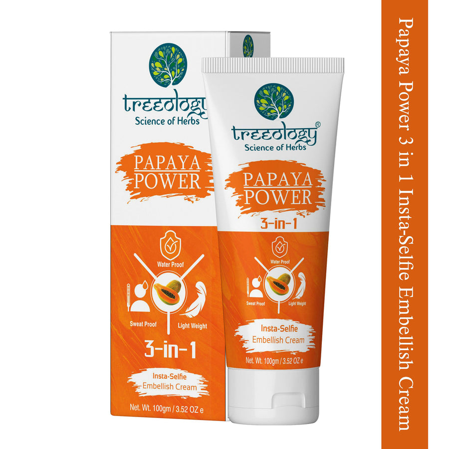 Treeology Natural 3 in 1 Papaya Power Insta-Selfie Embellish Cream