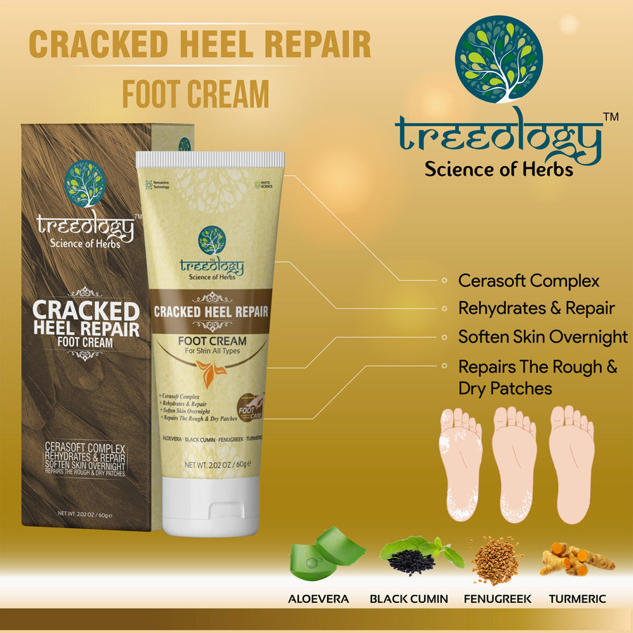 Foot Repair Cream, Foot Fungus, Dry Cracked Feet and Smelly Feet with  Essential Oils - Tea Tree