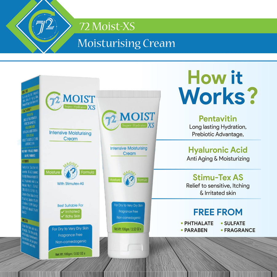 72 Moist XS Moisturing Cream