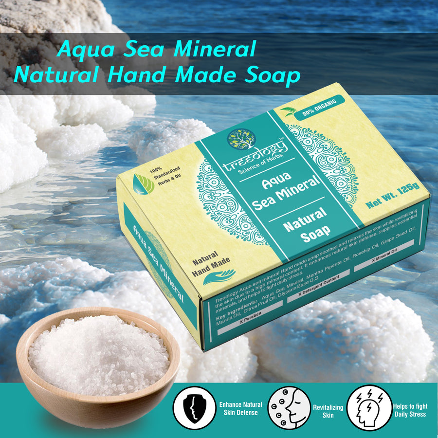 Treeology Aqua Sea Mineral Hand Made Soap