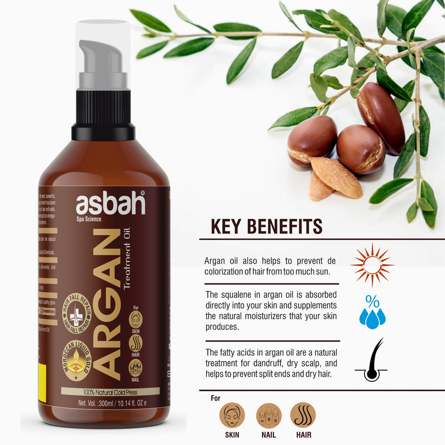 Asbah Argan Treatment Oil for Hair Fall Repair