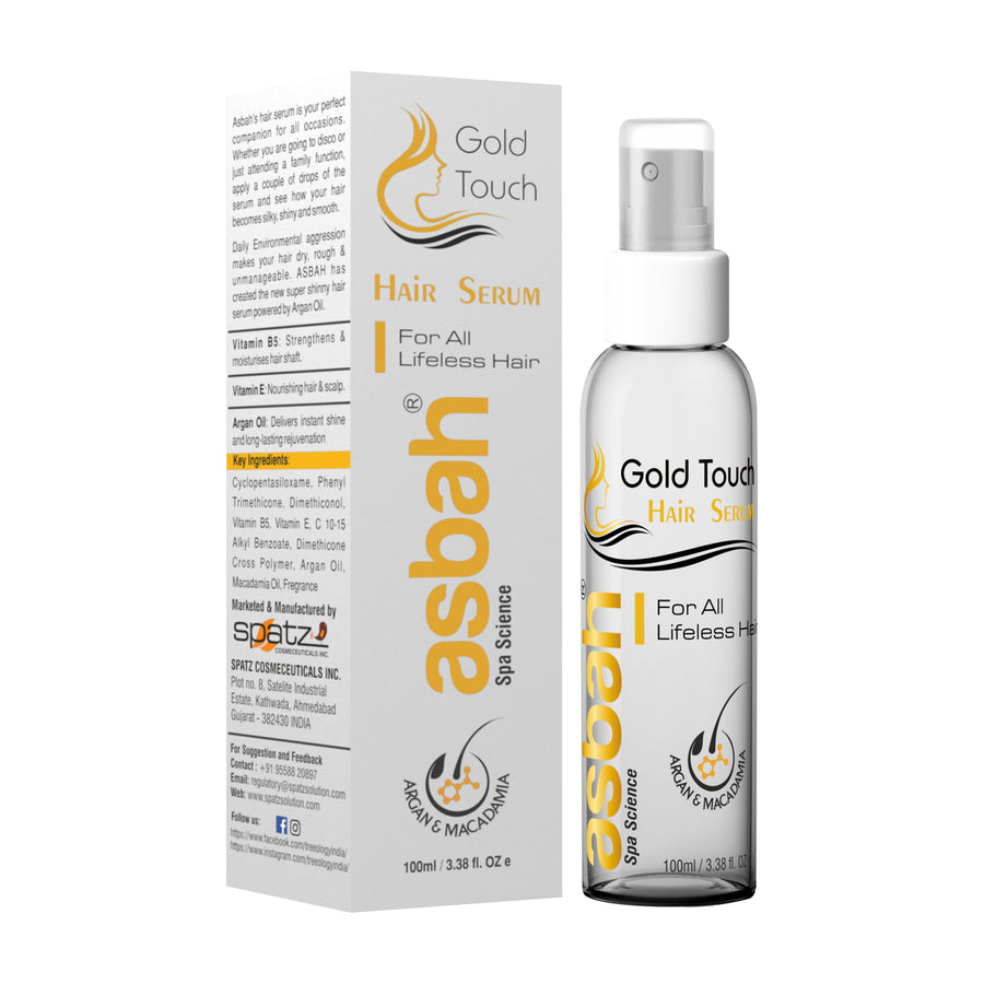 Asbah Gold Touch Hair Serum 50 ML(Pack of 2)