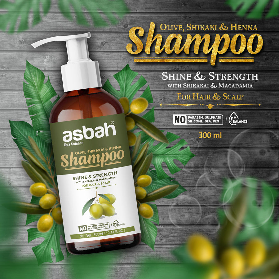 Asbah Shine and Strength Hair Shampoo