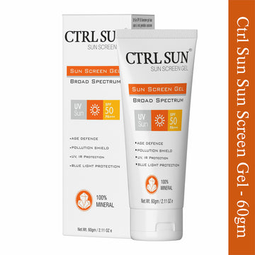 Ctrl Sun Screen Cream SPF 50 (Gel Based)