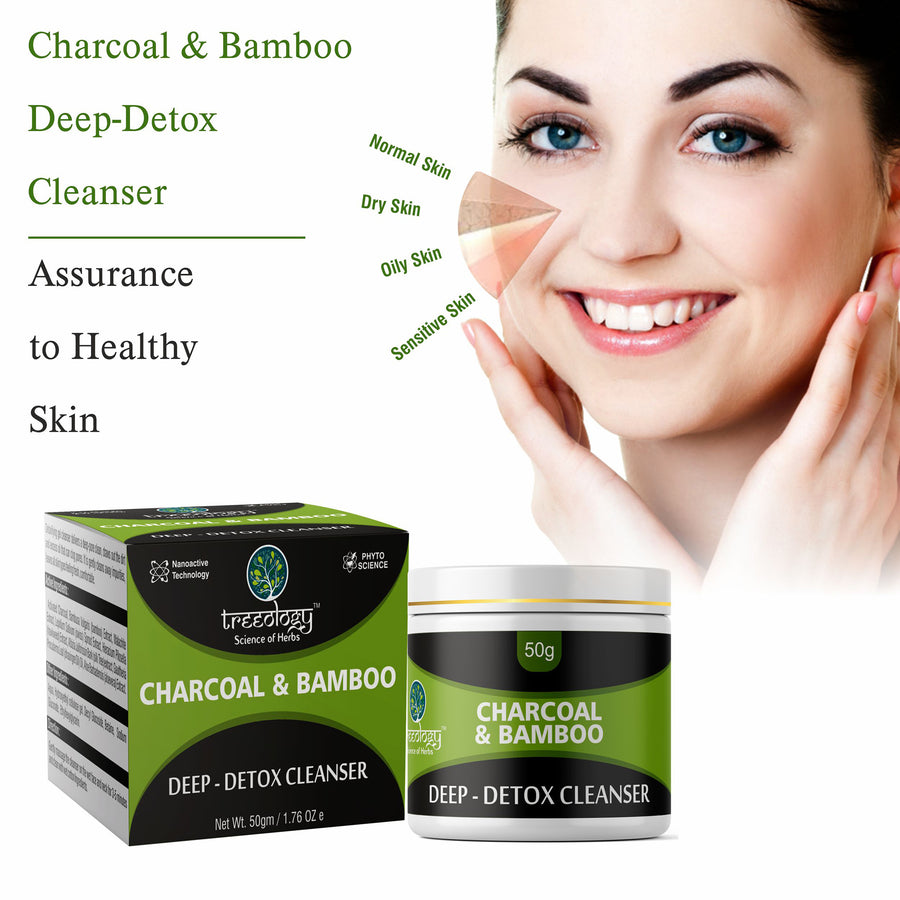 Treeology Natural Charcoal and Bamboo Deep Detox Cleanser