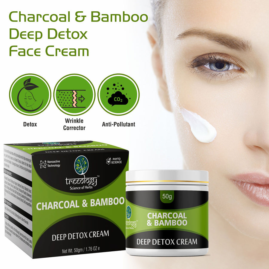 Treeology Natural Charcoal and Bamboo Deep Detox Cream