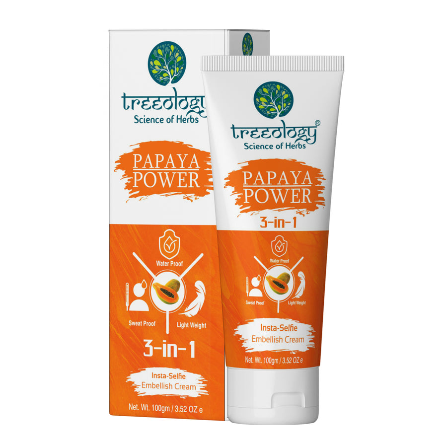 Treeology Natural 3 in 1 Papaya Power Insta-Selfie Embellish Cream