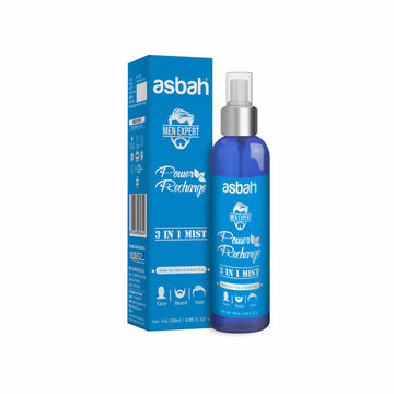 Asbah Men Expert 3 in 1 Mist For Face, Beard & Hair