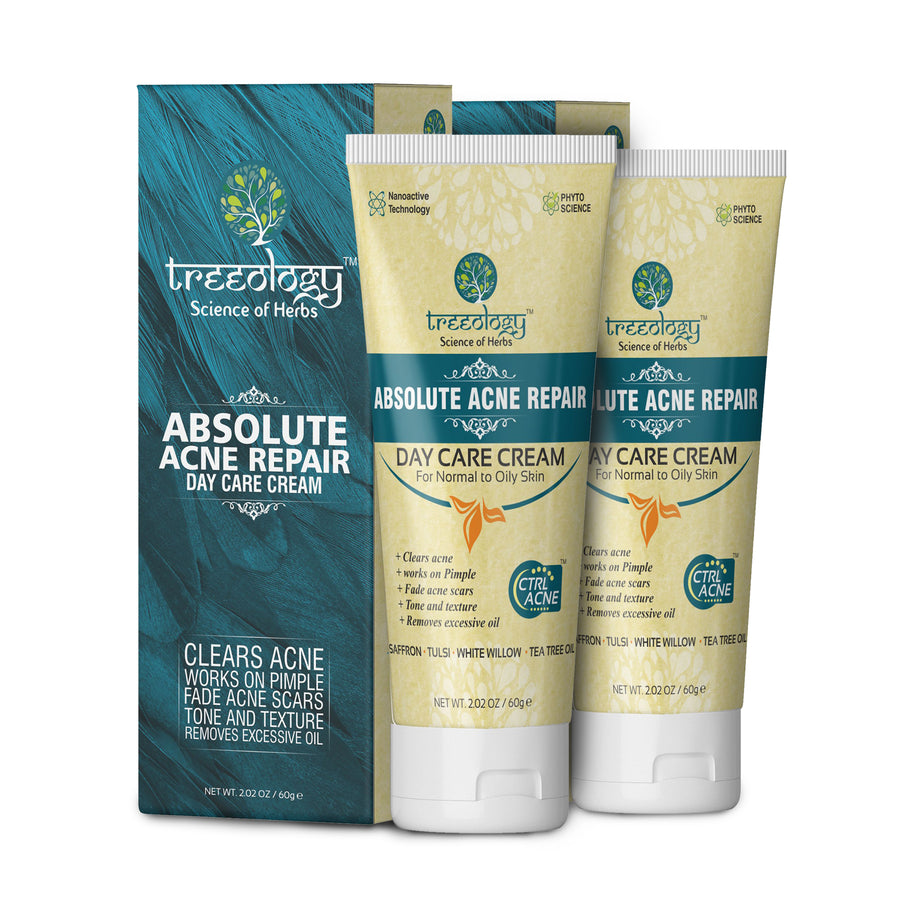 Treeology Natural Absolute Acne Repair Day Care Cream (Pack of 2)