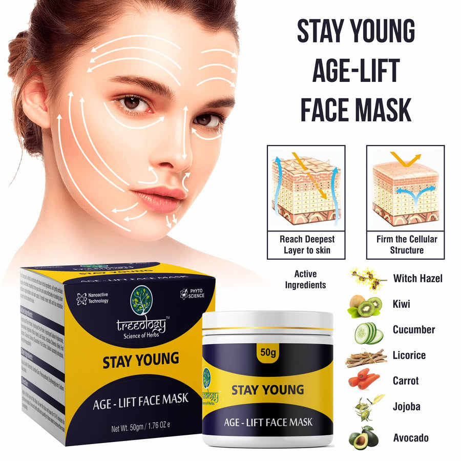 Treeology Natural Stay Young Age Lift Face Mask