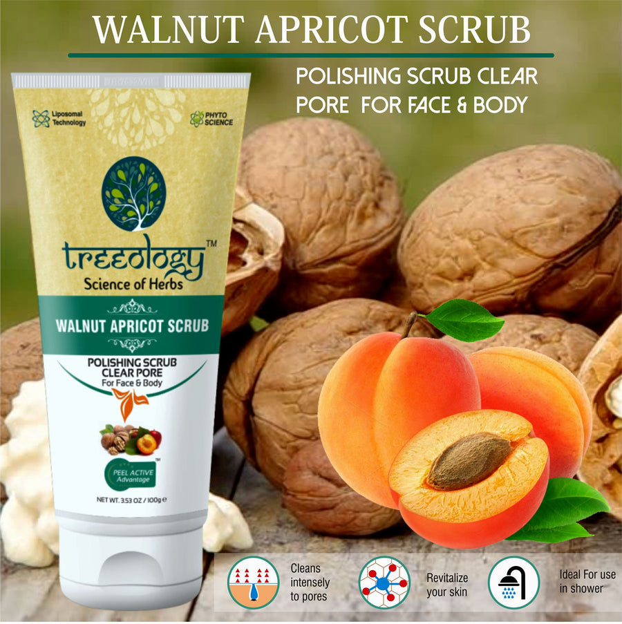 Treeology Walnut Apricot Clear Pore Polishing Scrub